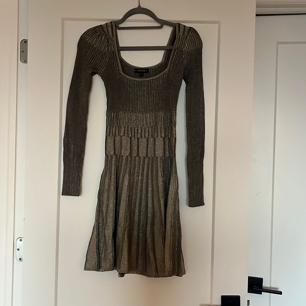 Stretchy glitter dress
